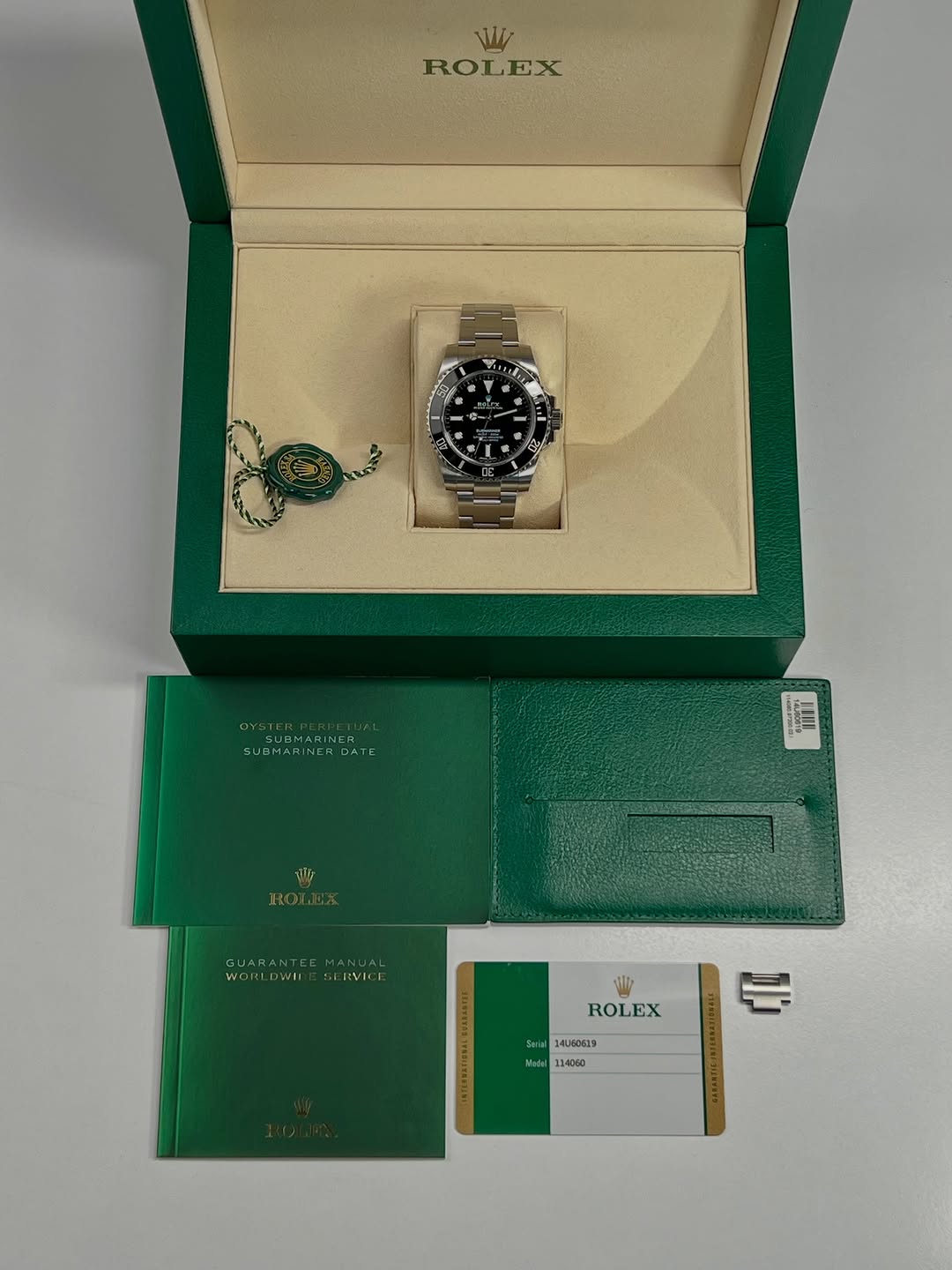 Rolex Submariner 40mm Ref. 114060 Black Dial Automatic Stainless Steel Full Set (2019) product image 6