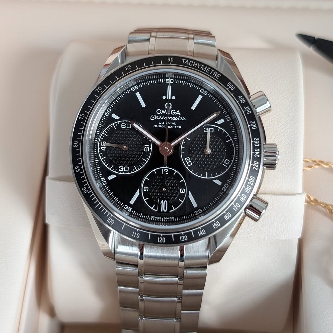 Omega Speedmaster Racing 40mm Ref. 326.30.40.50.01.001 Black Dial Automatic Chronograph Full Set (2025) product image 2