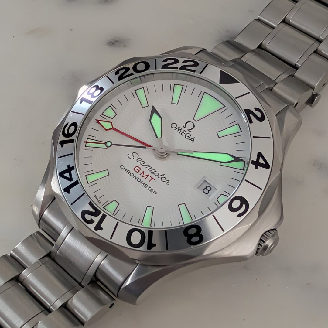 Omega Seamaster Professional GMT 41mm Ref. 2538.20.00 “Great White” Automatic Full Set (2007) product image 5