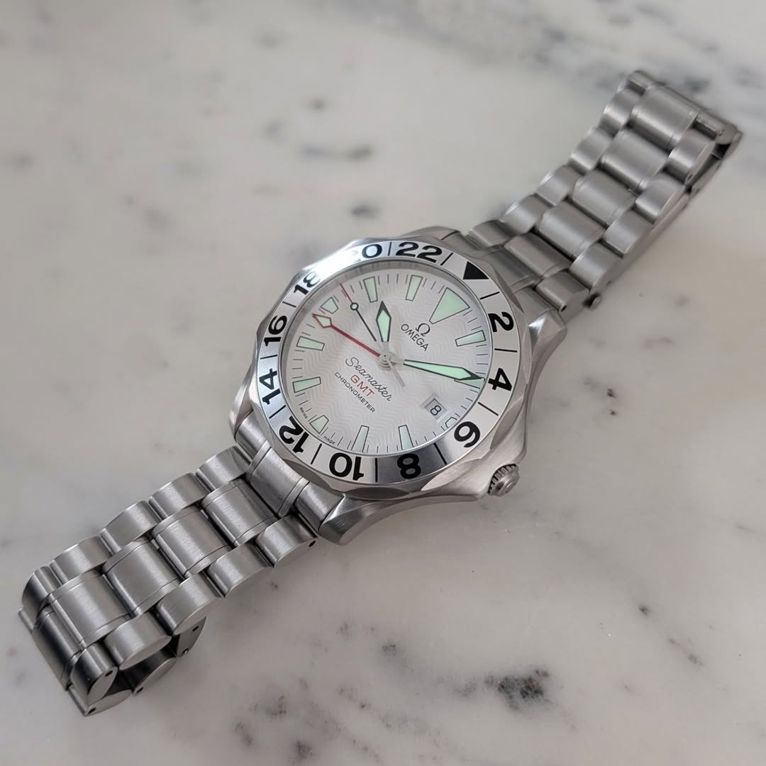 Omega Seamaster Professional GMT 41mm Ref. 2538.20.00 “Great White” Automatic Full Set (2007) product image 6