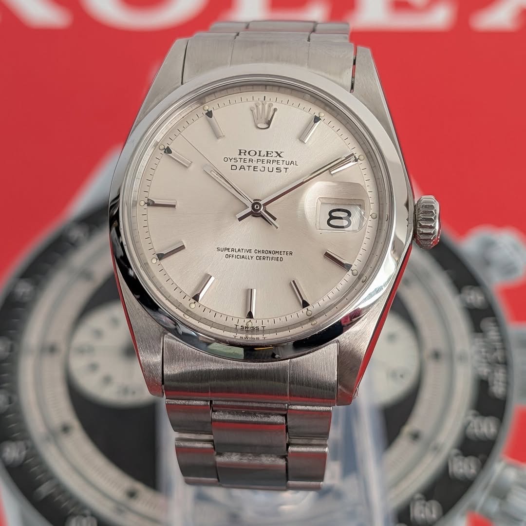 Rolex Datejust 36mm Ref. 1600 Silver Sunburst Dial Automatic Vintage Oyster Bracelet (1968–1969) product image 2