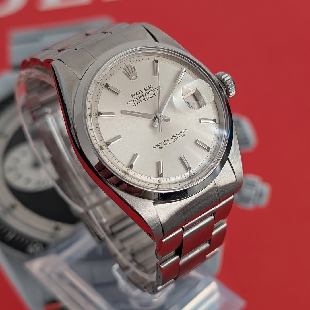 Rolex Datejust 36mm Ref. 1600 Silver Sunburst Dial Automatic Vintage Oyster Bracelet (1968–1969) product image 3