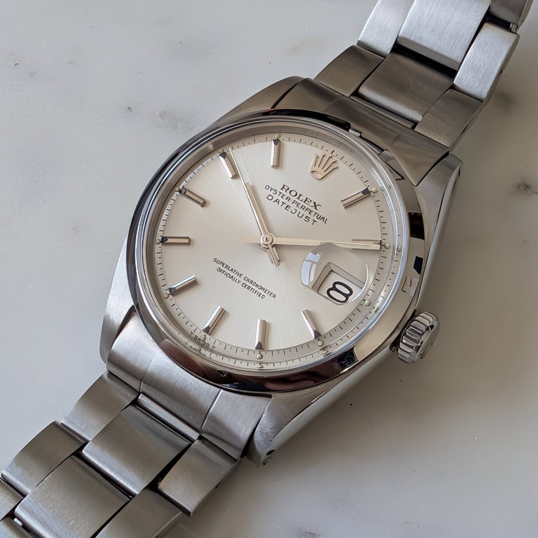 Rolex Datejust 36mm Ref. 1600 Silver Sunburst Dial Automatic Vintage Oyster Bracelet (1968–1969) product image 4