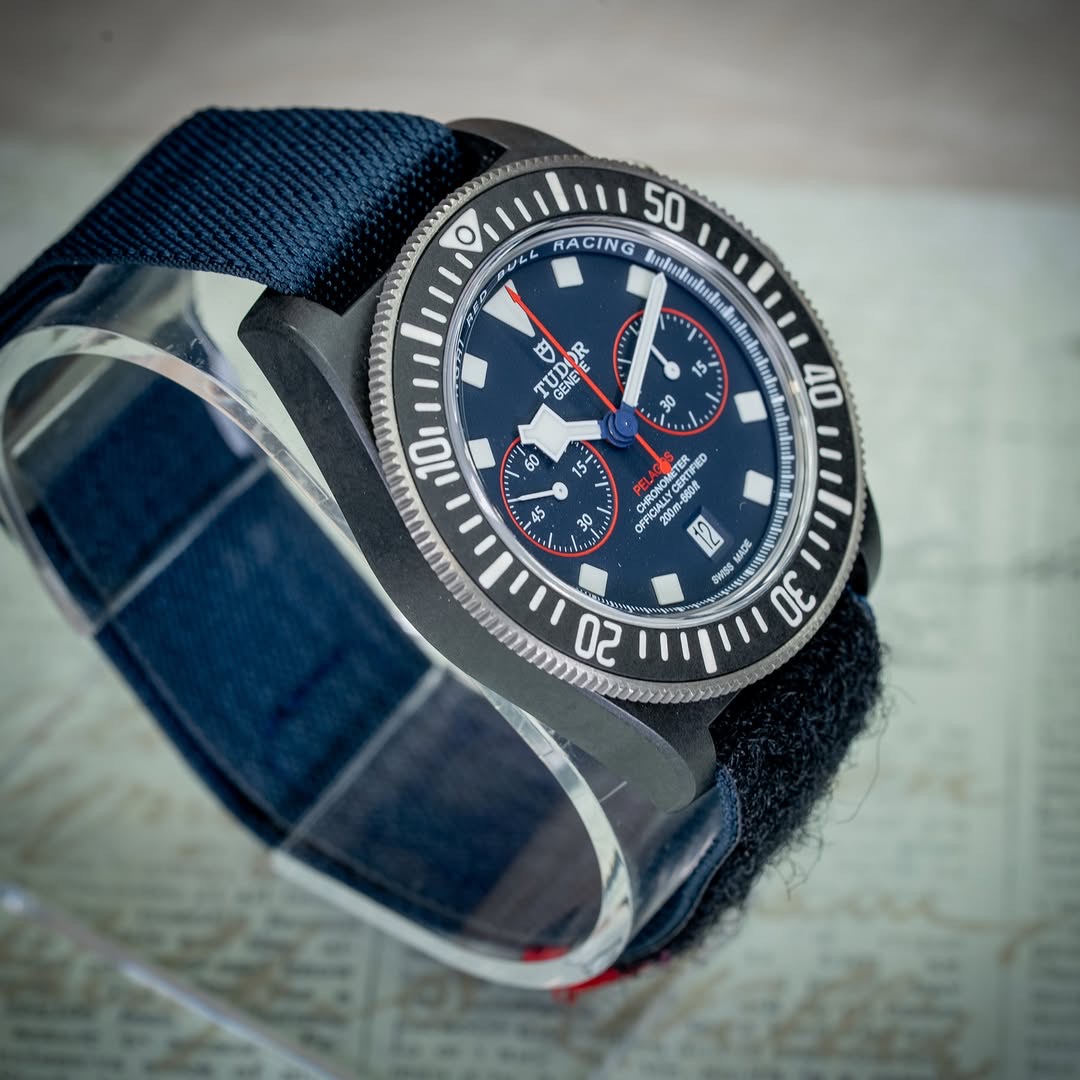 Tudor Pelagos FXD Chrono “Alinghi Red Bull Racing” 43mm Ref. M25807KN-0001 Carbon Chronograph Full Set (2024) product image 3