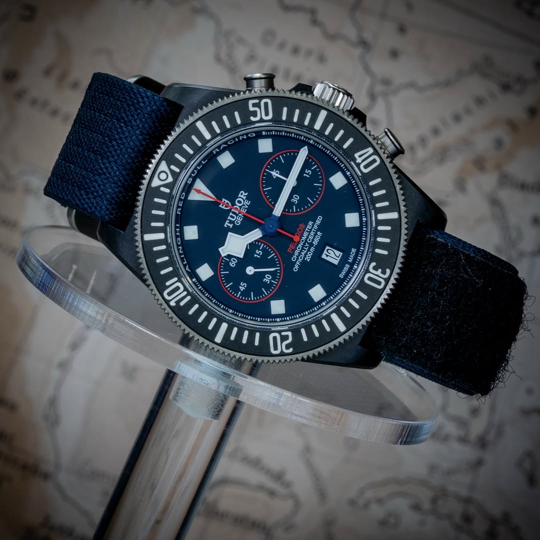 Tudor Pelagos FXD Chrono “Alinghi Red Bull Racing” 43mm Ref. M25807KN-0001 Carbon Chronograph Full Set (2024) product image 4