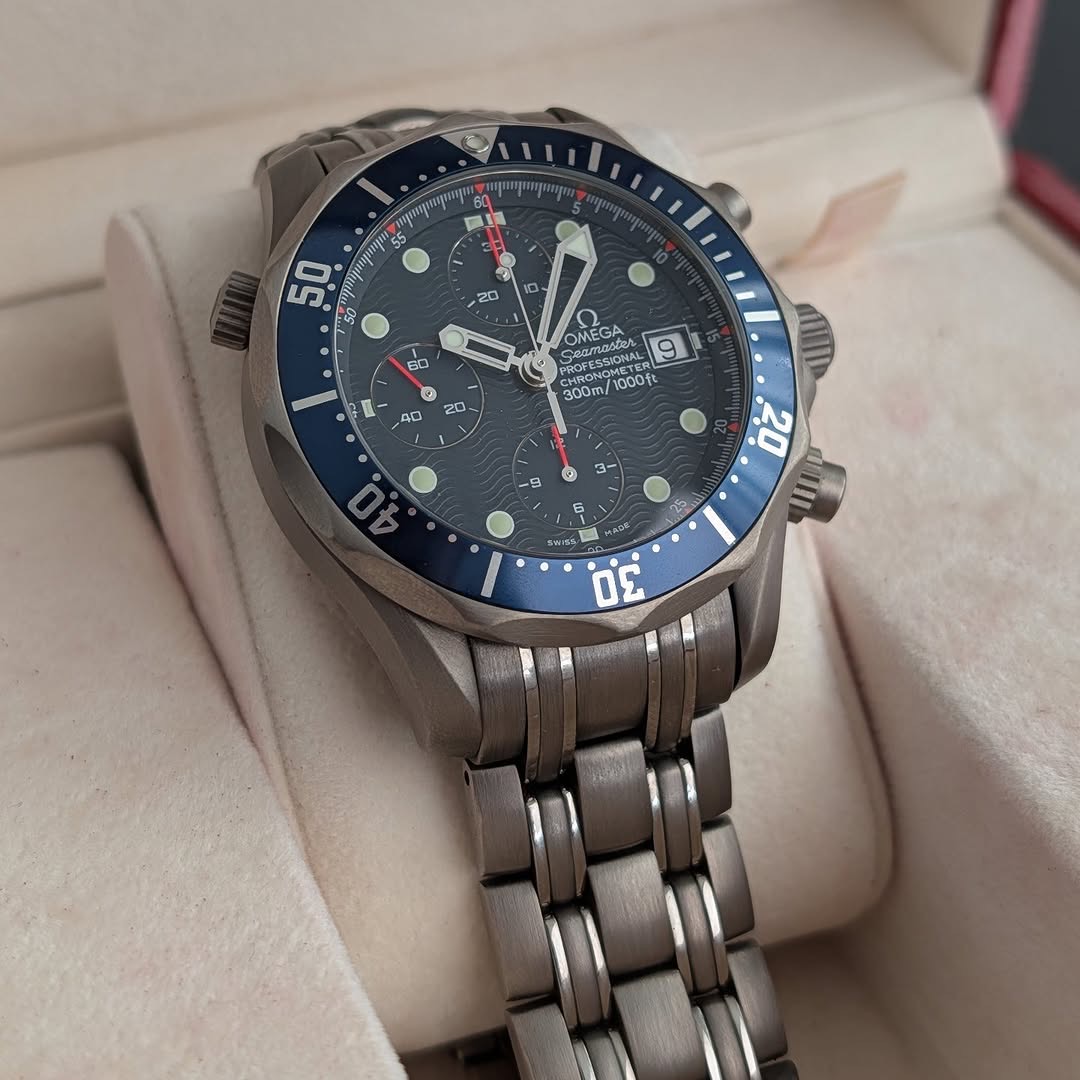 Omega Seamaster Professional Chronograph 42mm Ref. 2298.80 Titanium Automatic Full Set NOS product image 3