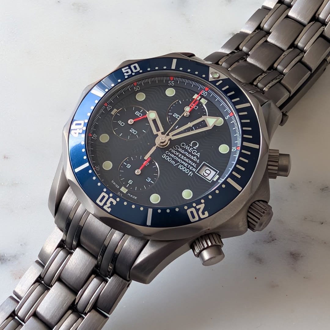 Omega Seamaster Professional Chronograph 42mm Ref. 2298.80 Titanium Automatic Full Set NOS product image 4