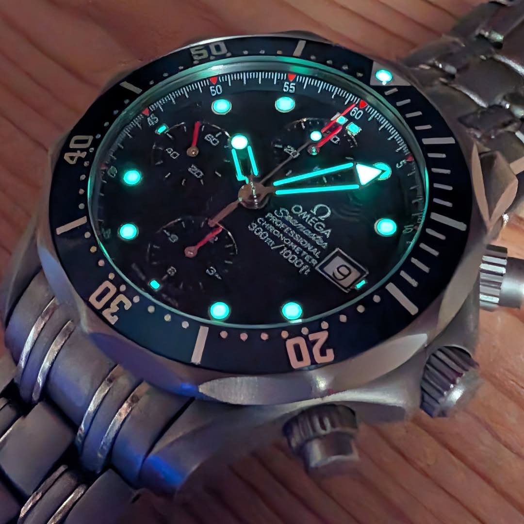 Omega Seamaster Professional Chronograph 42mm Ref. 2298.80 Titanium Automatic Full Set NOS product image 7