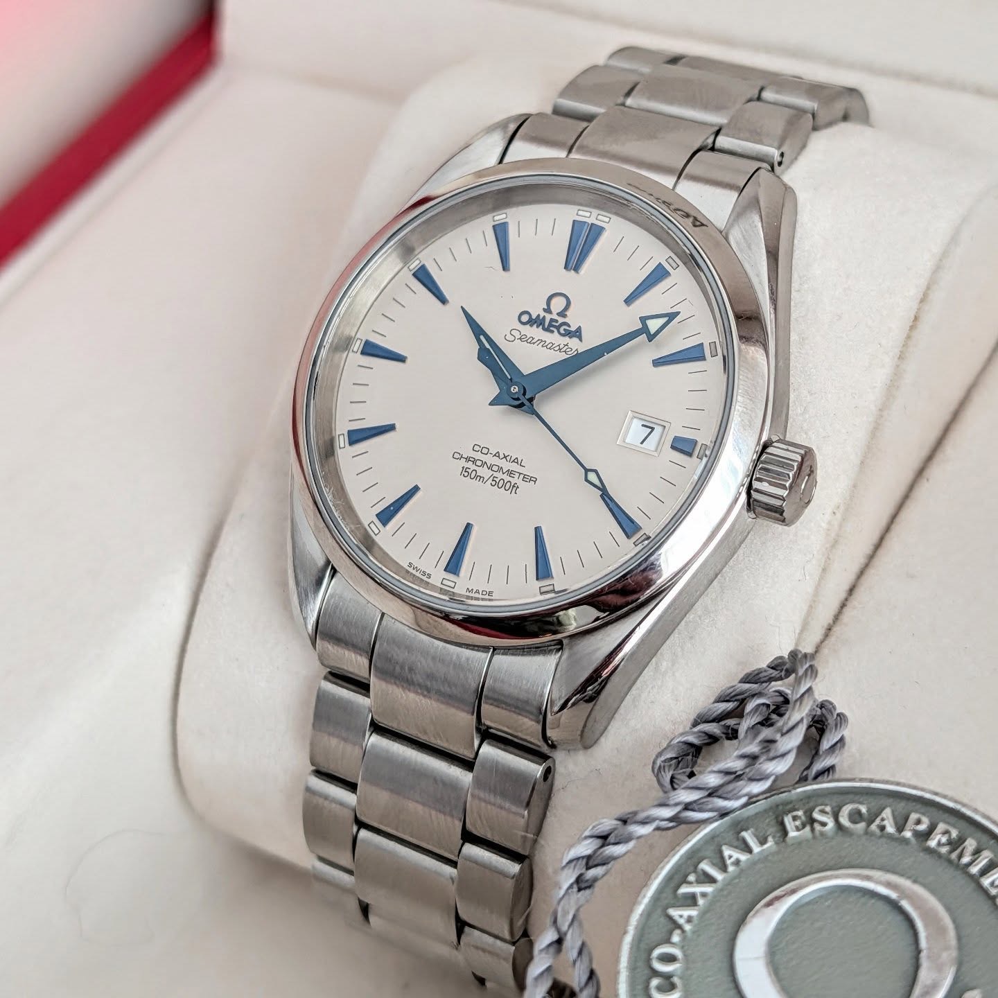 Omega Seamaster Aqua Terra 39mm Ref. 2503.33 White Dial Mk1 Automatic Full Set Serviced