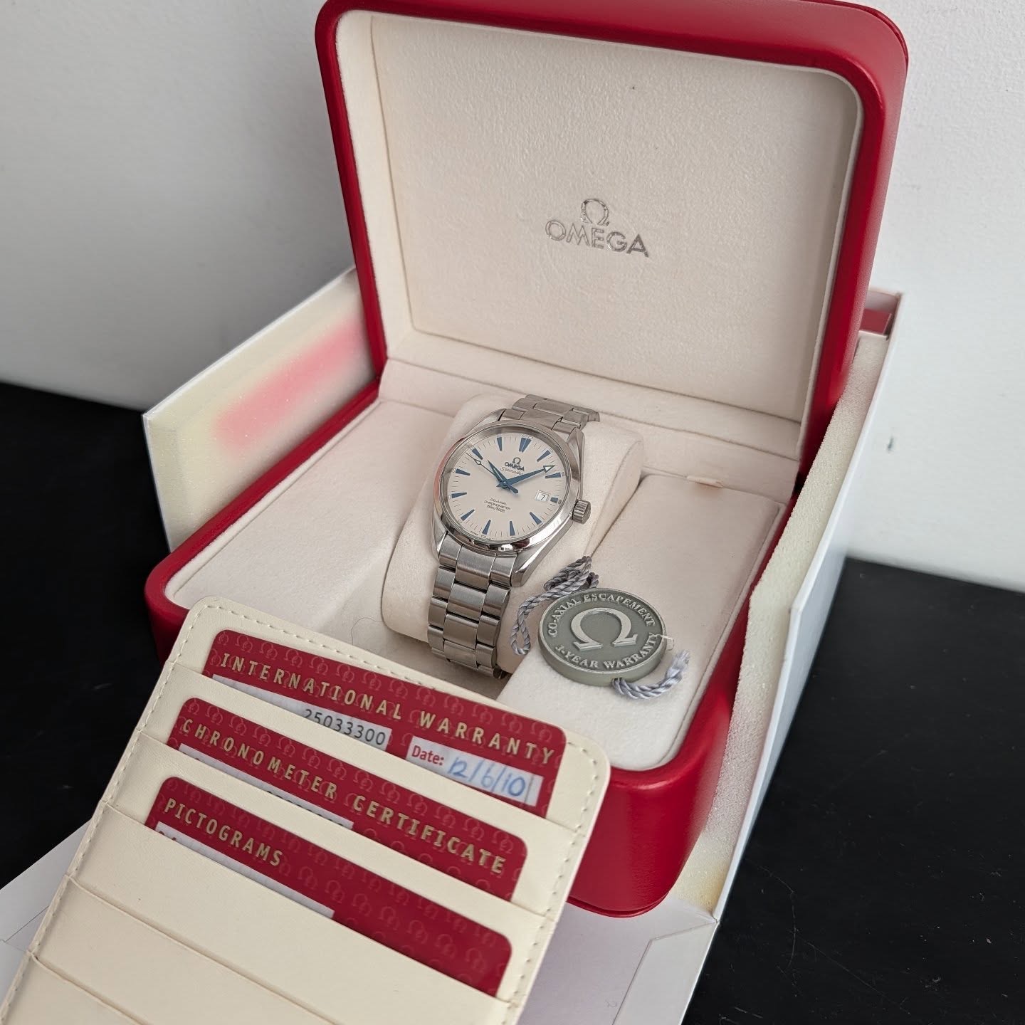 Omega Seamaster Aqua Terra 39mm Ref. 2503.33 White Dial Mk1 Automatic Full Set Serviced product image 5